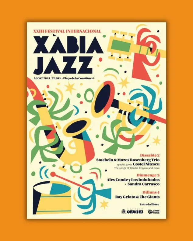 Imagen: Cartel de Xàbia Jazz 2025