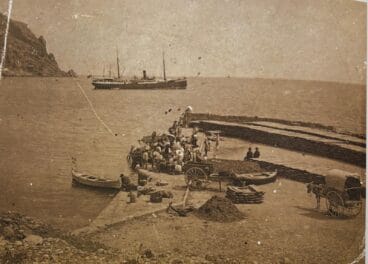 El comercio de la pasa en Xàbia. El Puerto de Xàbia en 1901