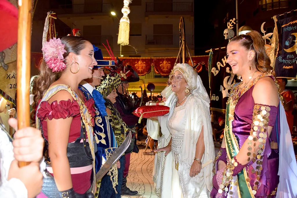 Entrega de llaves del castillo a las tropas cristianas