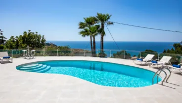 Espacio al aire libre con vistas al mar