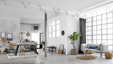 Estilo industrial en tu salón