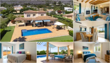 Exclusiva y con esencia mediterránea así es esta villa en venta ubicada a los pies del Montgó