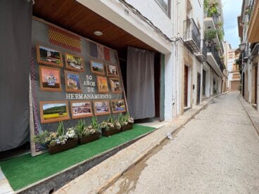 Exposición en el carrer en forn de Xàbia
