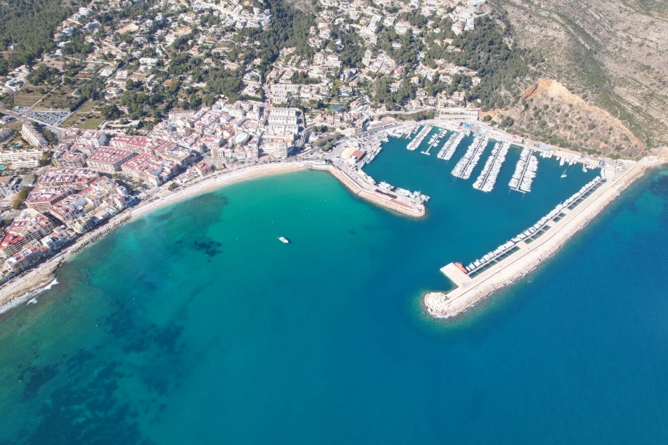 Imagen aérea de Xàbia
