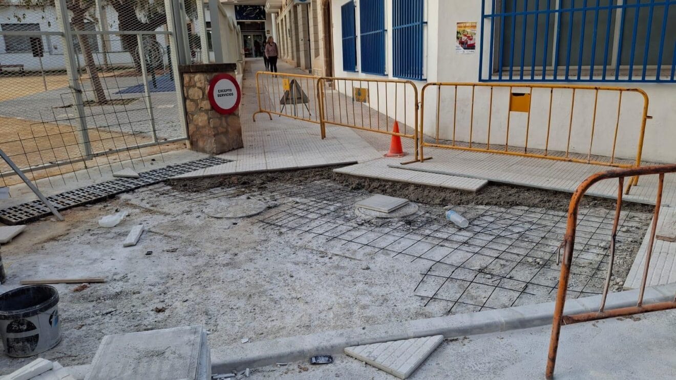 Obras en Xàbia | Foto de archivo
