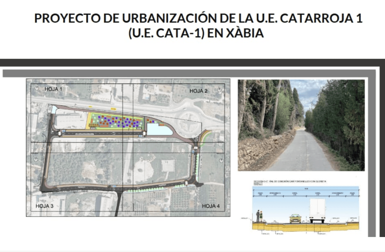 Plano Catarroja I - Proyecto de Urbanización