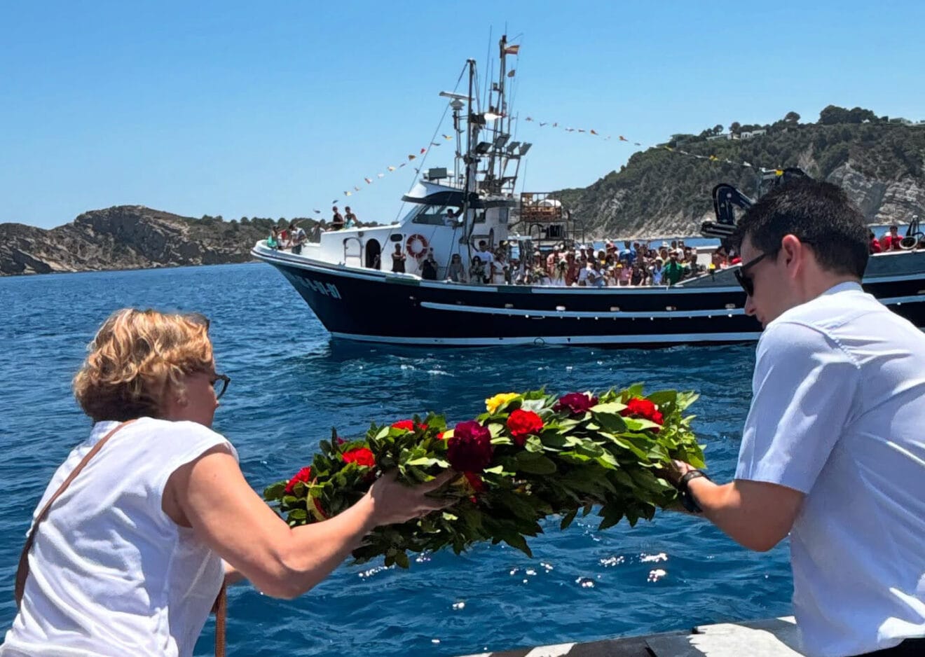 Procesión marinera a la Virgen del Carmen en Xàbia-
