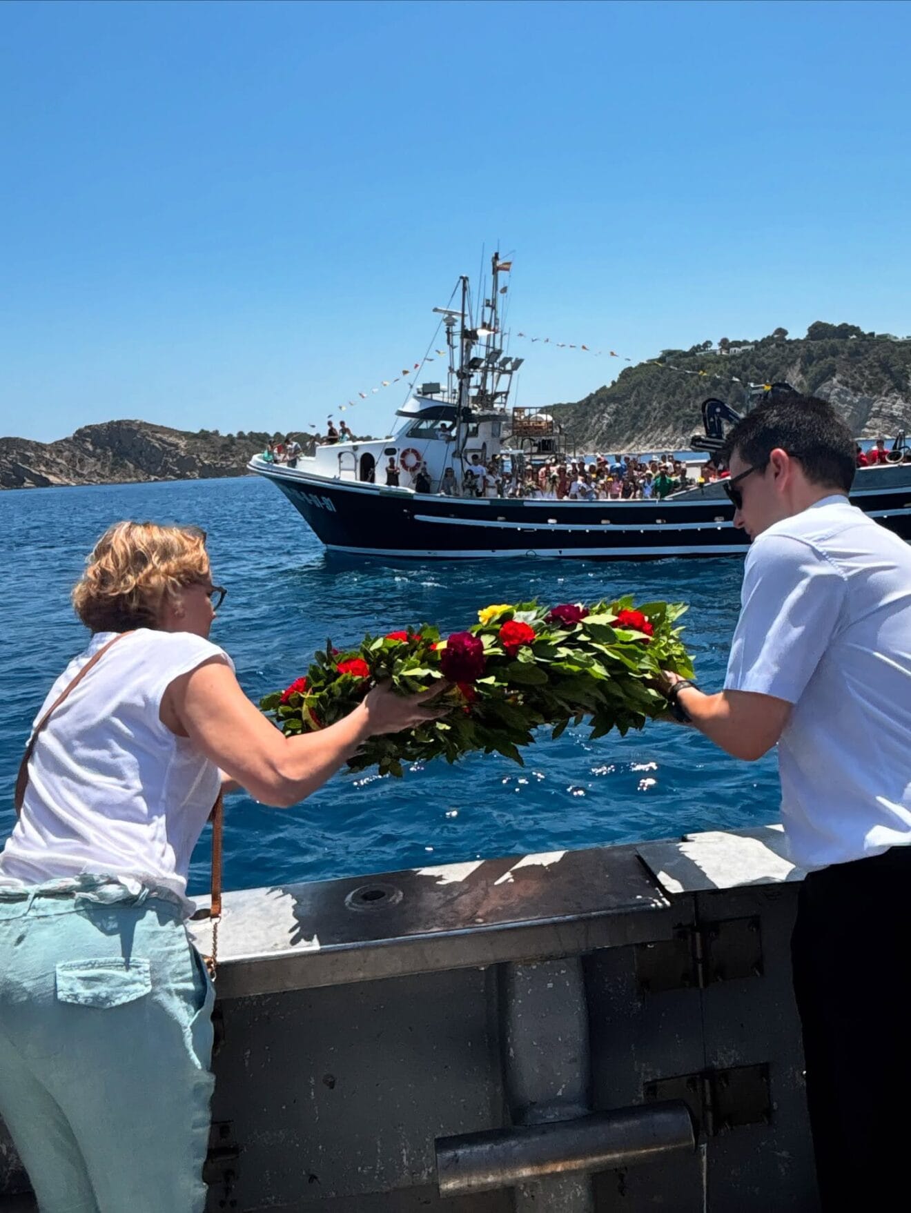 Procesión marinera a la Virgen del Carmen en Xàbia