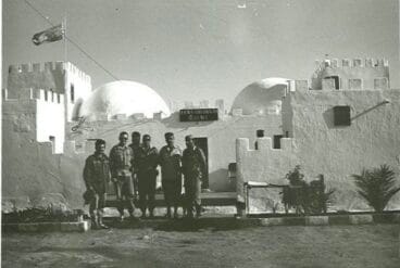 Puesto de Aguenit, sur del Sahara (1972). Fotografía perteneciente a la Asociación Nacional de Veteranos de la Mili en el Sahara