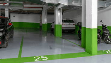 Zona de aparcamiento privada y de fácil acceso