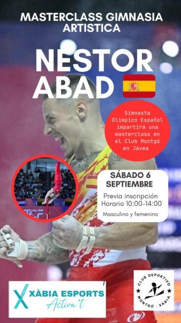 Cartel de la masterclass de Xàbia
