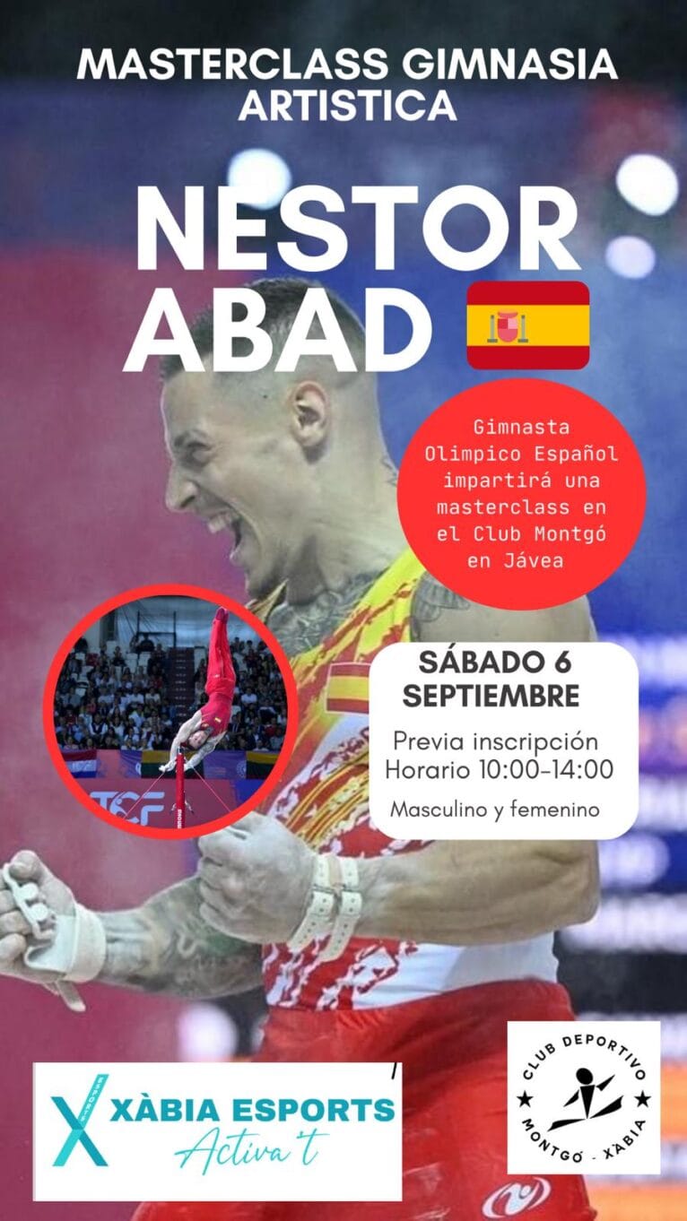Cartel de la masterclass de Xàbia