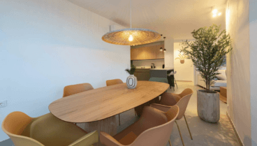 Comedor independiente y espacioso