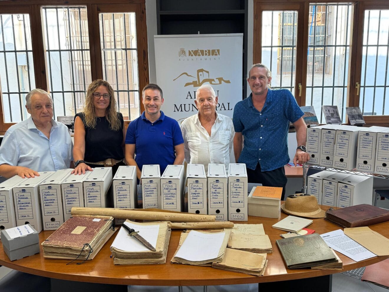 Donación de Godofredo Cruañes al archivo municipal de Xàbia