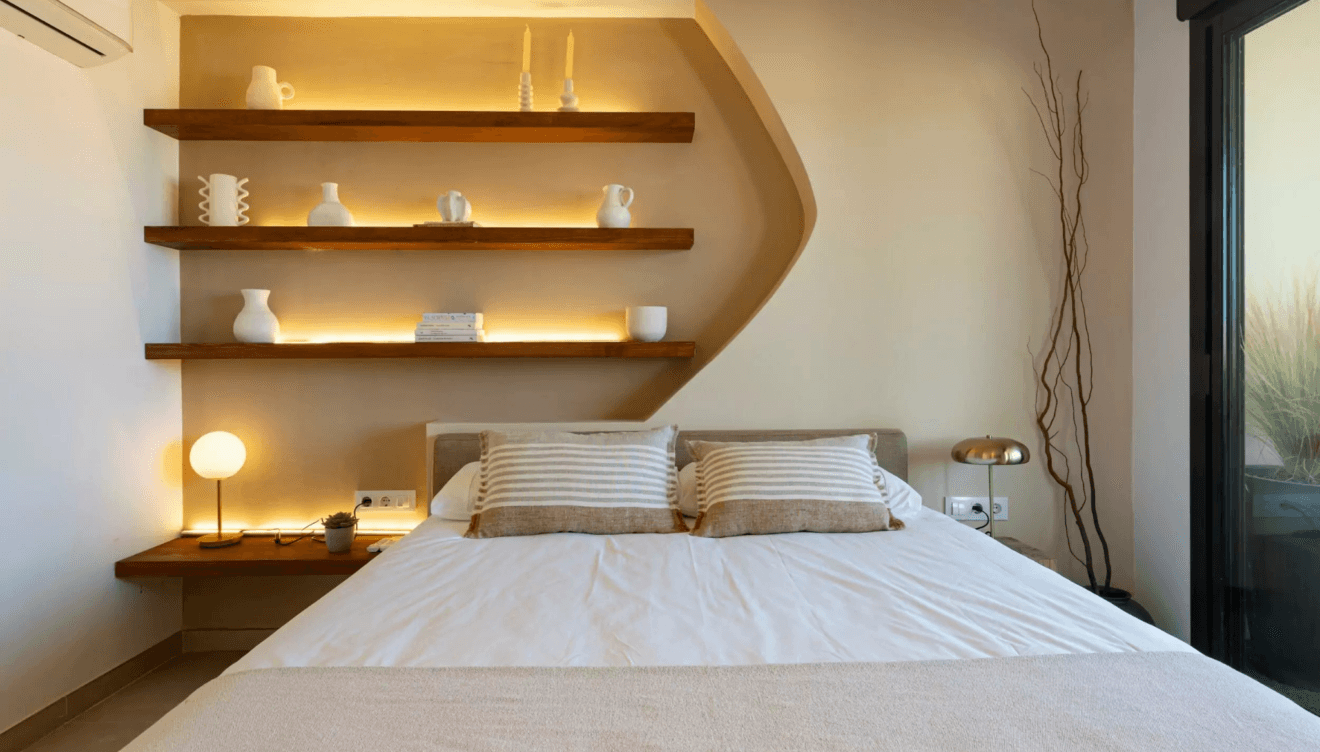 Dormitorio principal con armarios