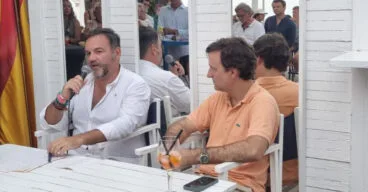 José Font y Joseca Arnau en la presentación del libro