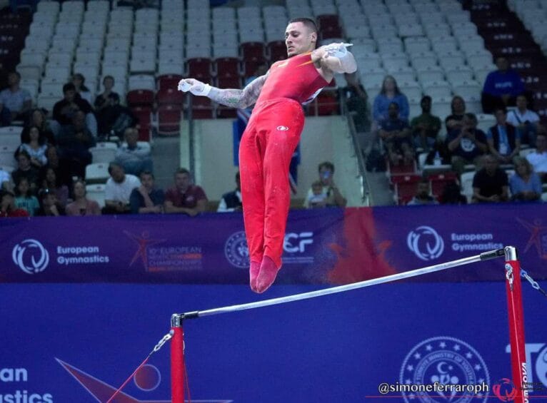 Néstor Abad durante una competición