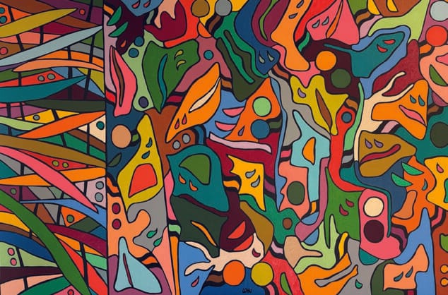 Imagen: Obra de Lobo de la exposición Gota de Ilusión