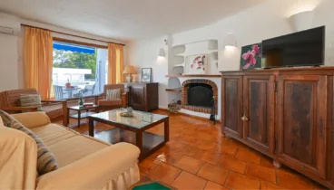 Sala de estar luminosa en casa para vacaciones en Jávea