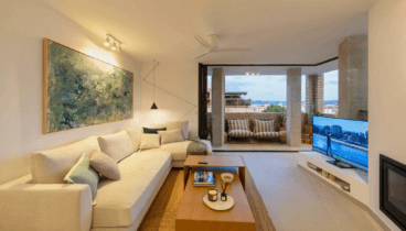 Salón amplio y cómodo