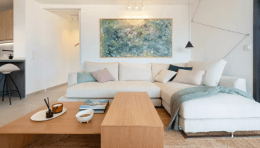 Salón con luz natural