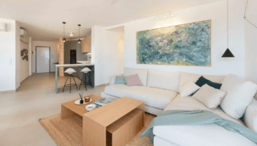 Salón con orientación exterior