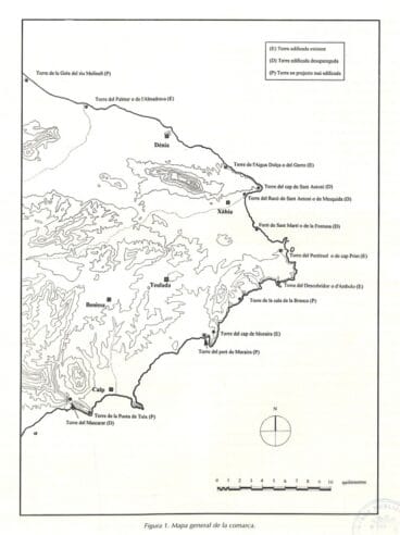 Torres defensivas del litoral de la Marina Alta