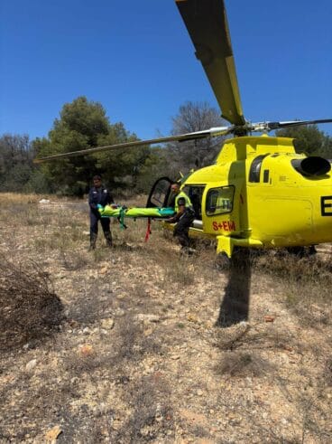 Un hombre herido de gravedad en la Cala de la Granadella (2)