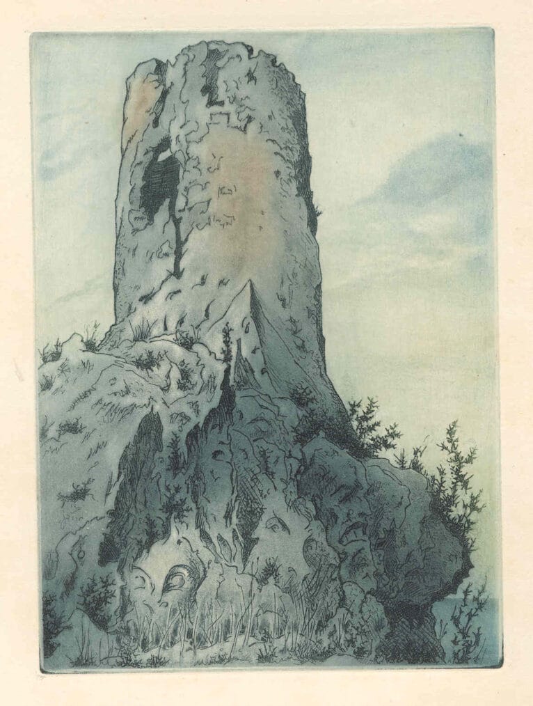 Dibujo de André Lambert de la Torre de Ambolo | Foto AMX