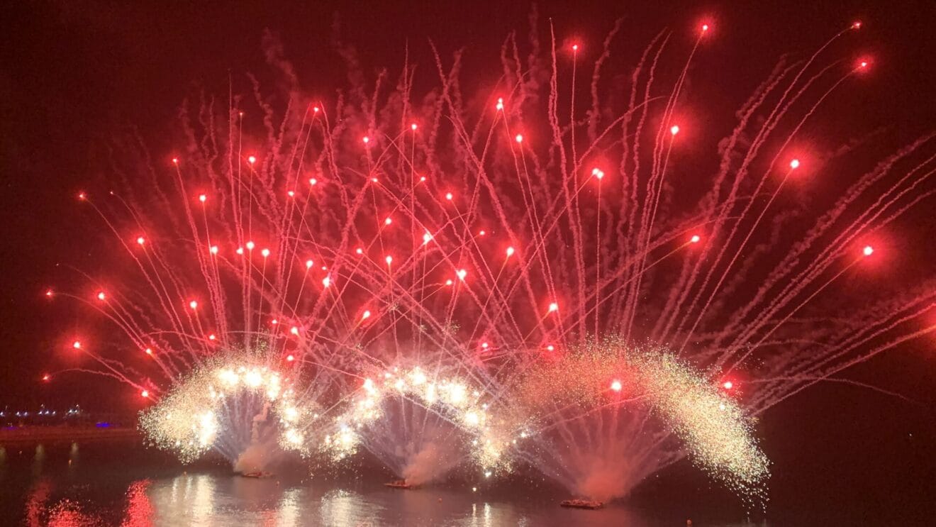 Castillo de fuegos artificiales Xàbia