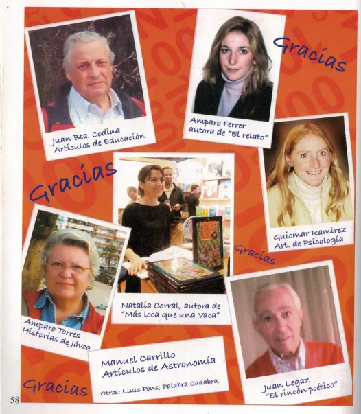 Imagen: Colaboradores de la revista Magazine de Jávea
