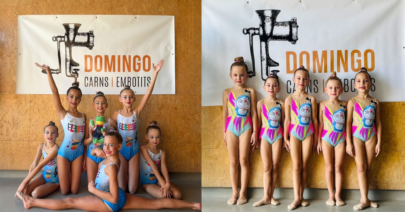 Conjuntos Prebenjamín y Benjamín del Club Gimnàstica Rítmica Xàbia