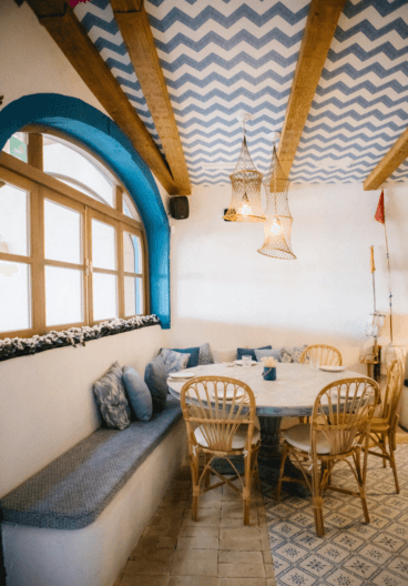 Detalles de decoración mediterránea con estilo náutico