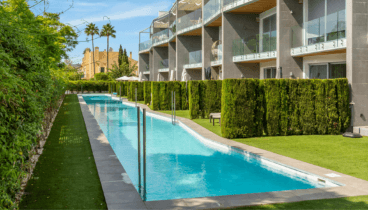 Fachada moderna del edificio