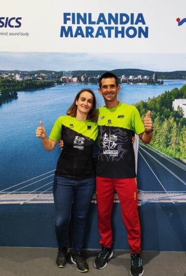García Barragán en Finlandia junto a su mujer