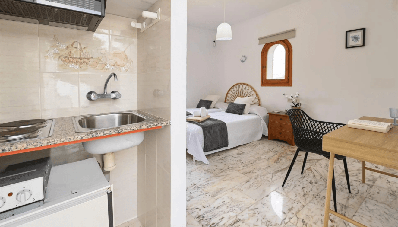 Habitación con cocina incluida