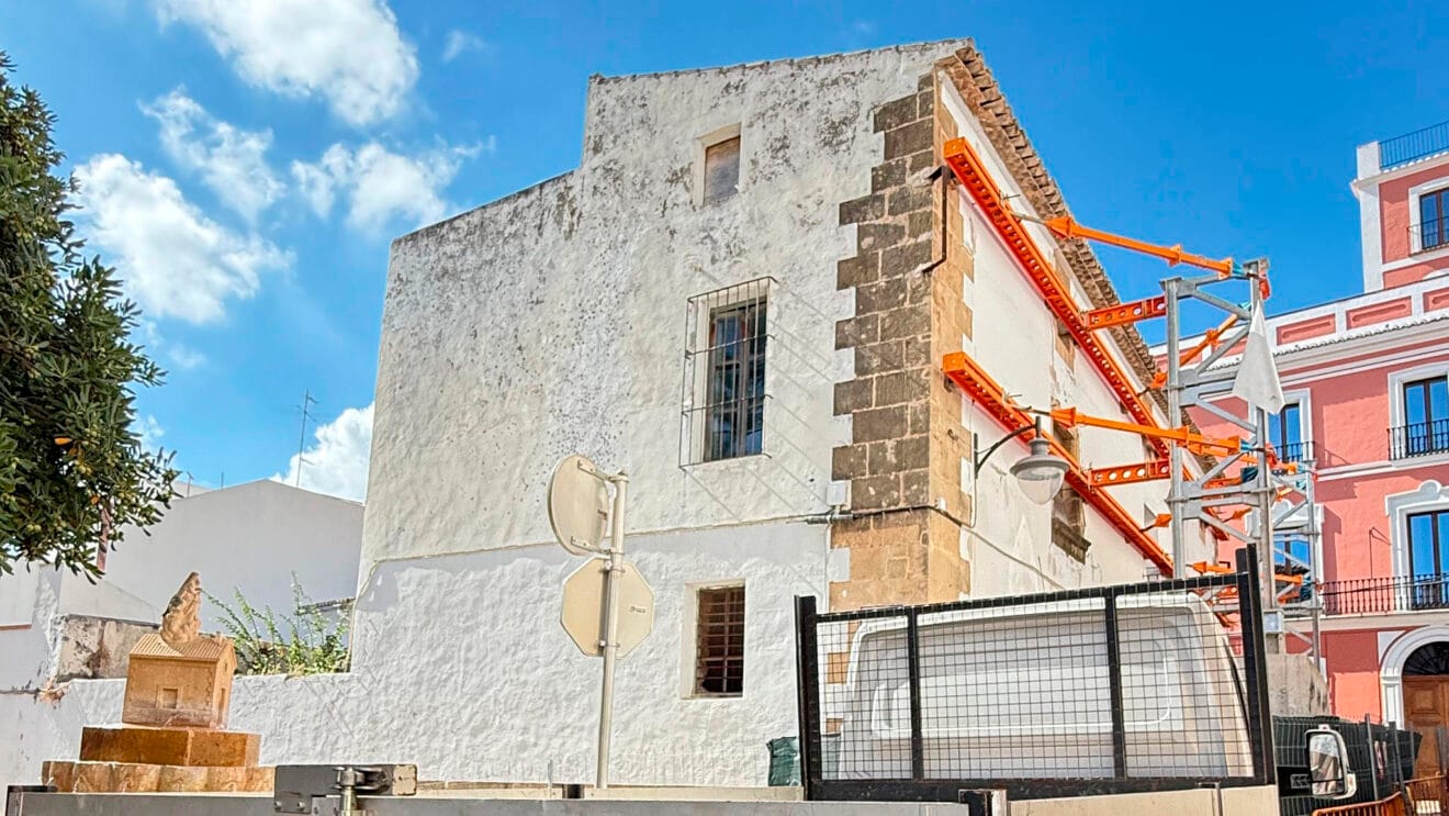 Obras en la Casa Candelaria (Casa dels Xolbi) en Xàbia