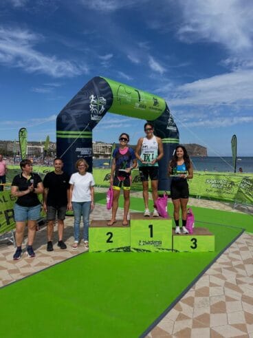 Podio absoluto femenino sprint