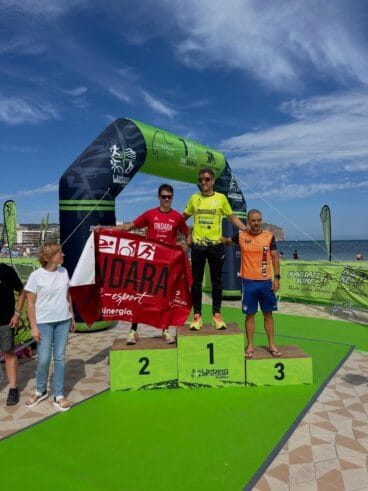 Podio absoluto masculino sprint