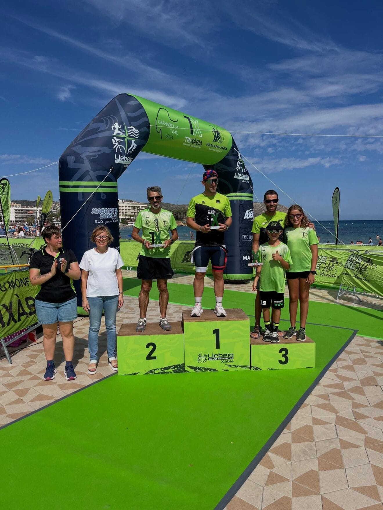 Podio local masculino olimpic