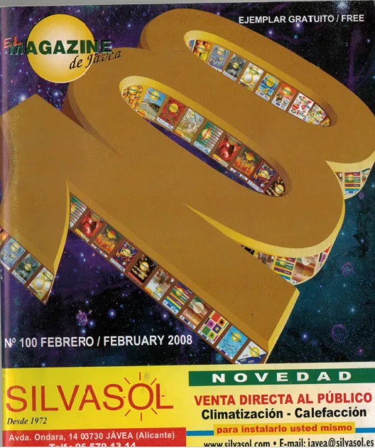 Imagen: Portada del número 100 de la revista Magazine de Jávea