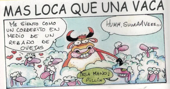 Imagen: Sección 'Más loca que una vaca' de Magazine de Jávea