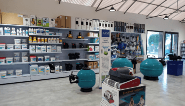 Showroom de Construma con productos de última generación