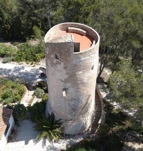 Imagen: La Torre del Portitxol en la actualidad