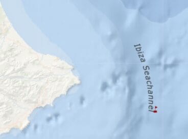 Ubicación de la patera avistada