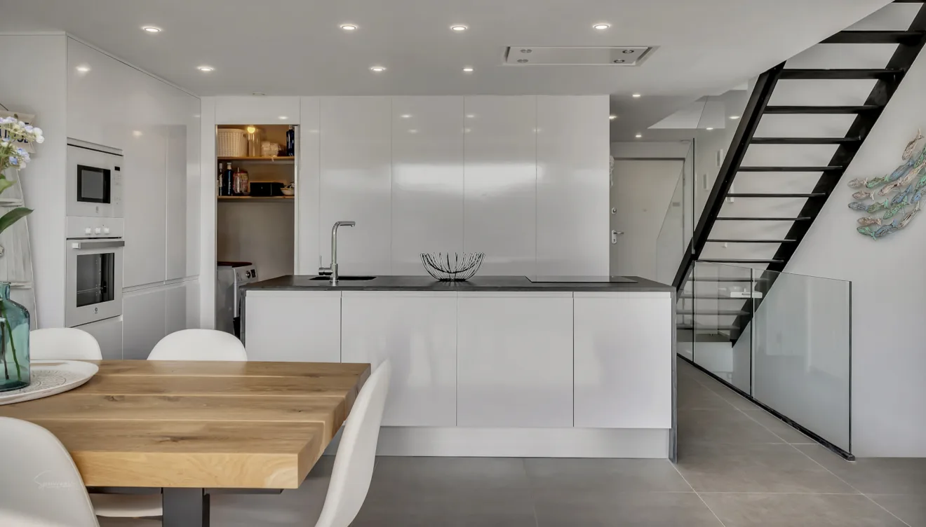 Vista general del tríplex interior