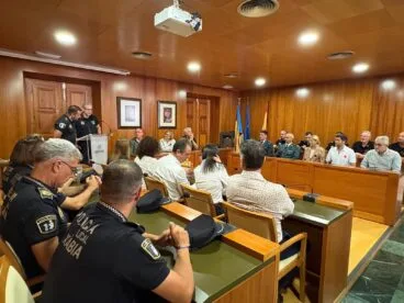 Acto Ángeles Custodios Policía Local de Xàbia