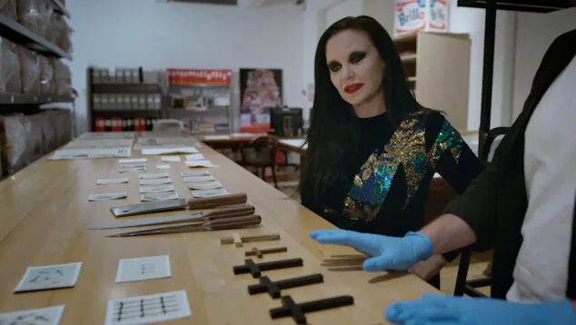 Imagen: Alaska en el documental 'Warhol - Vijande, Más que Pistolas, Cuchillos y Cruces'