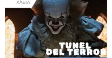 Cartel Túnel del Terror Xàbia-