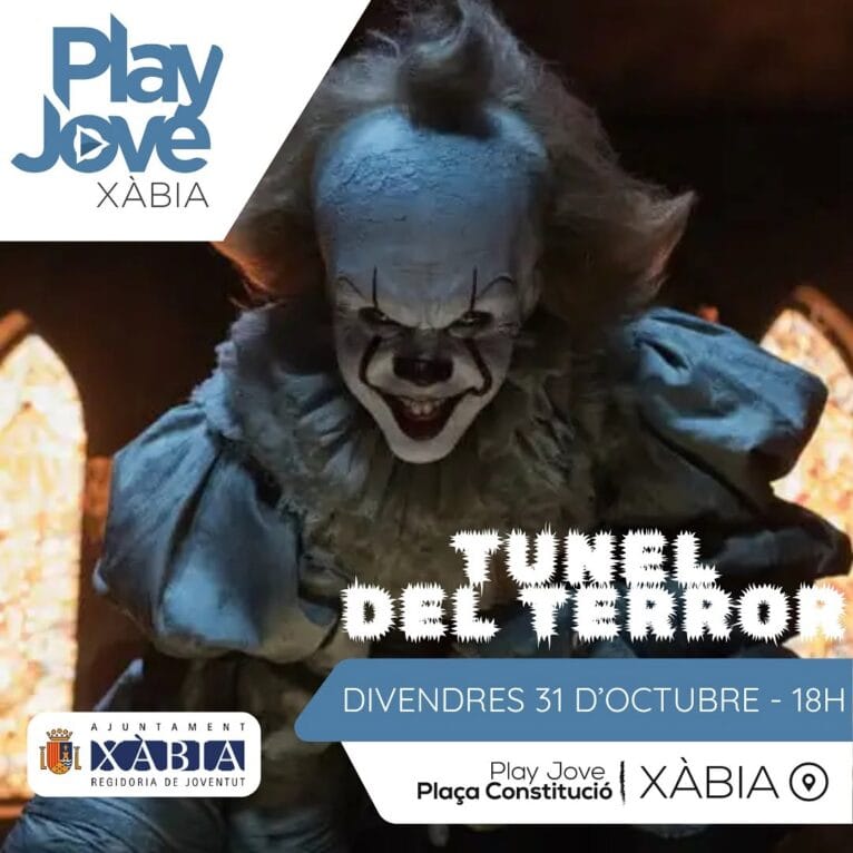 Cartel Túnel del Terror Xàbia